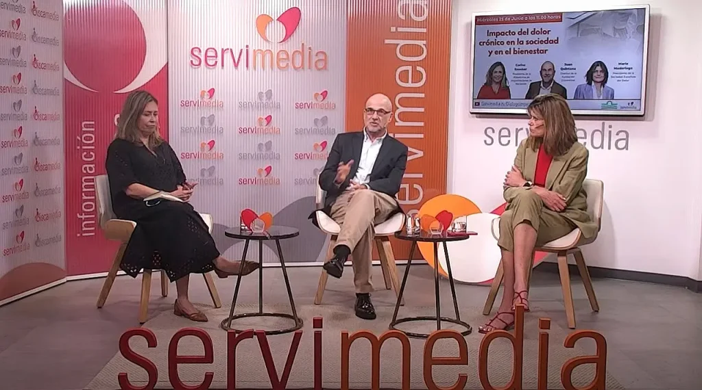 Instante del Diálogo Servimedia 'Impacto del dolor crónico en la sociedad y en el bienestar'.