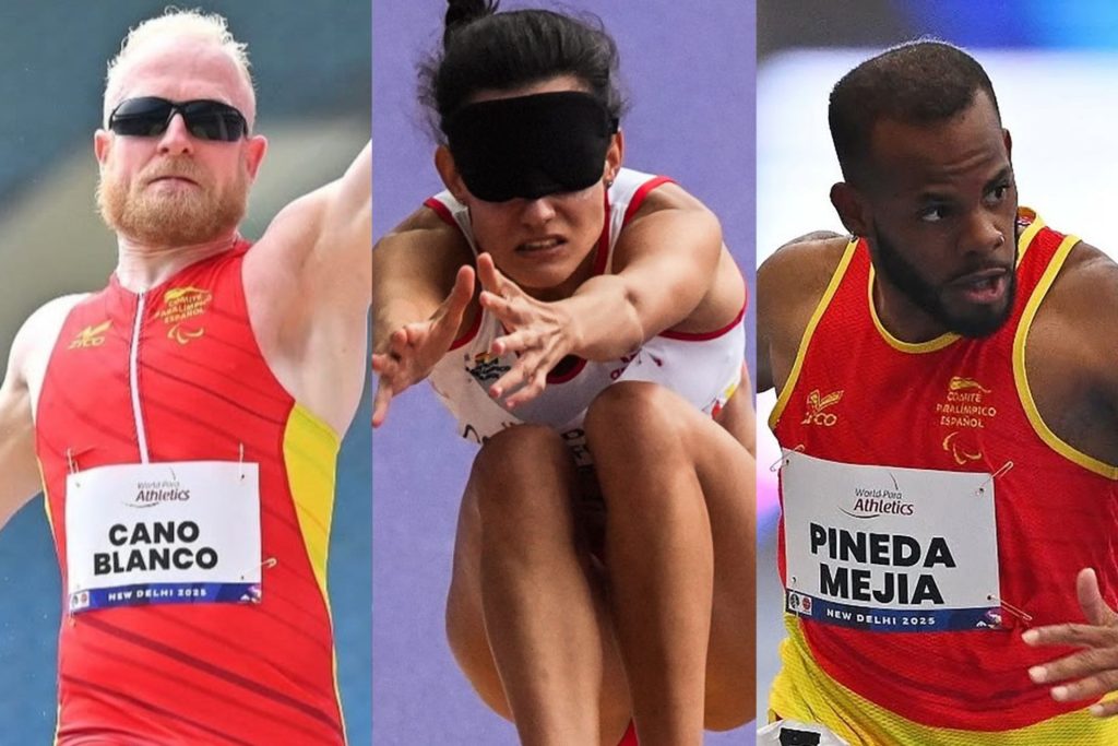 tres atletas paralímpicos españoles