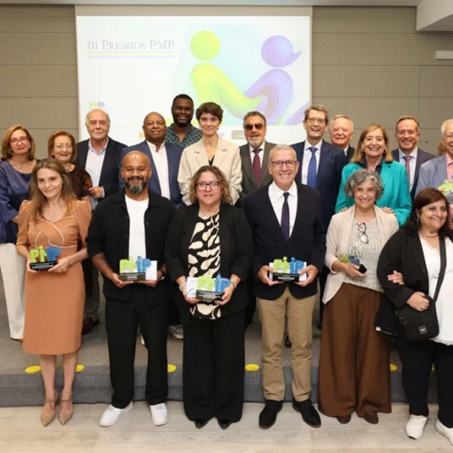 Foto de familia de la entrega de los Premios PMP